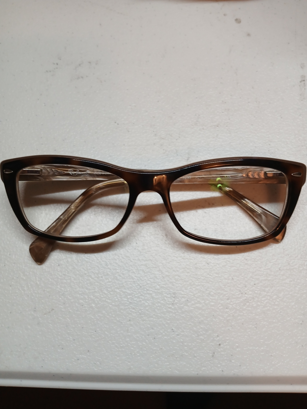 Ray-Ban Brown Rectangular Women's Glasses